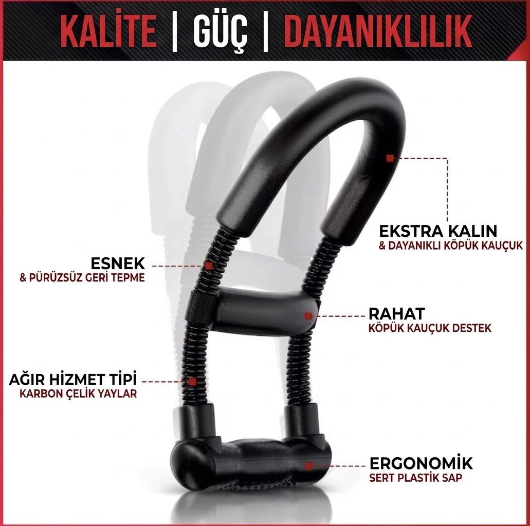 Kavrama Gücünü Artıran Profesyonel El ve Bilek Antrenman Aleti